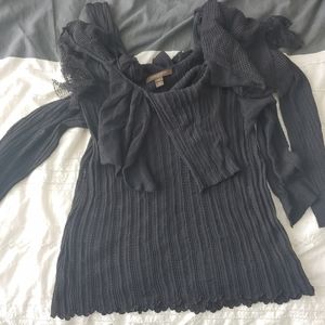 Louis Vuitton Black Knit Top